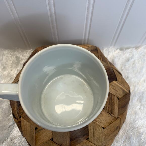 Panda Coffee Cup Mug White Black Handpainted 3" x 3" - Picture 5 of 6